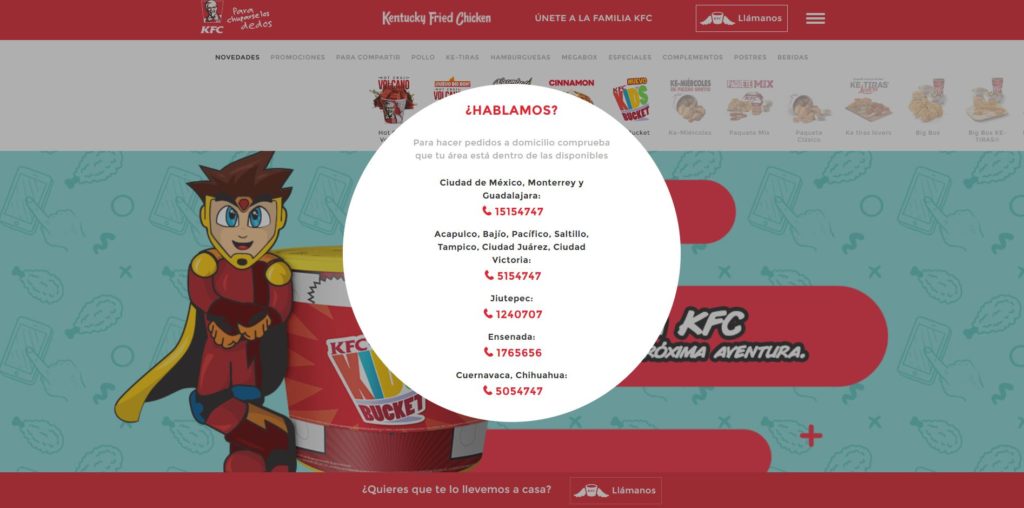 Sitio WEB KFC | :: Digital Nuts Agency